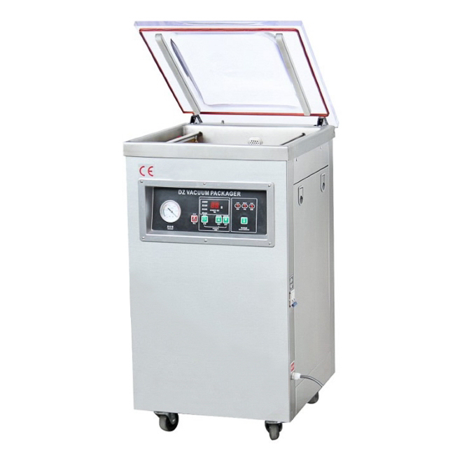Напольный вакуумный упаковщик DZQ-500/2F (нерж., газ) Эко Hualian - Купить с доставкой по всей России