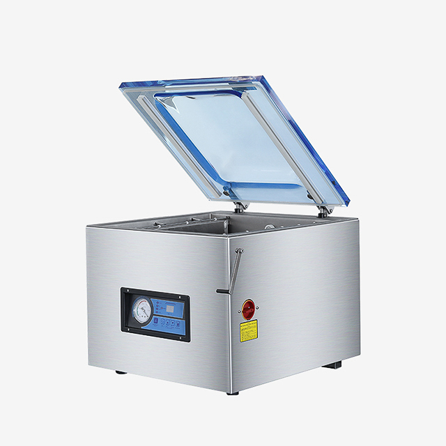 Настольный вакуумный упаковщик HVC-410T/2A-G (нерж., газ) Hualian - Купить с доставкой по всей России