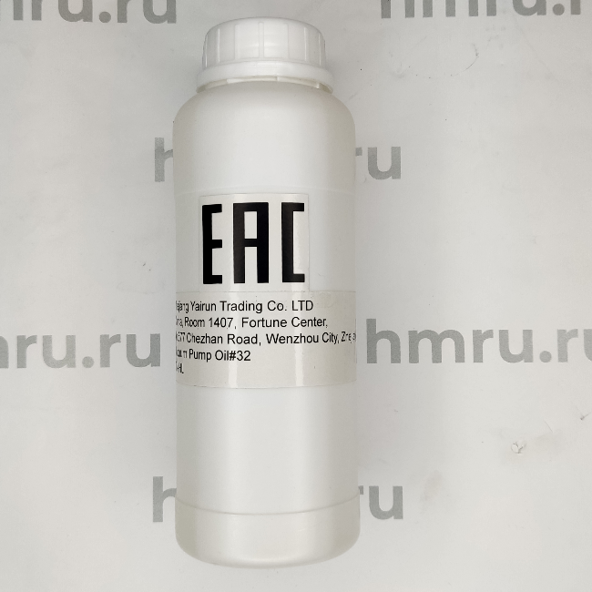 Масло для вакуумных насосов DZ, XDZ, HL (минеральное, VG-32) бутылка 1 л Hualian - Купить с доставкой по всей России