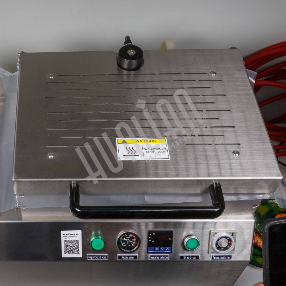 Ручной вакуумный пищевой скин-упаковщик HLV-300VST (глубина лотка 55 мм,2 лотка) PREMIUM Hualian - Купить с доставкой по всей Беларуси