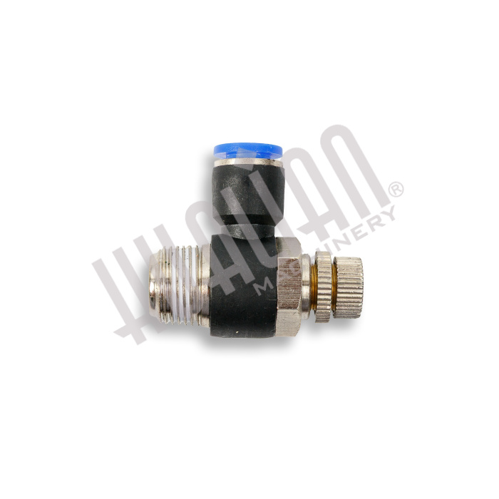 Фитинг с дросселем от пневмоцилиндра LPF-1000T (G3/8, 8 мм) Hualian - Купить с доставкой по всей Беларуси