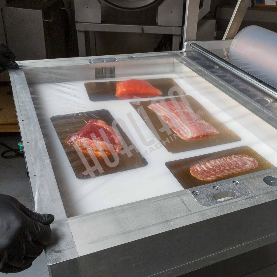 Скин-упаковочная машина HVC-760FS Hualian - Купить с доставкой по всей Беларуси