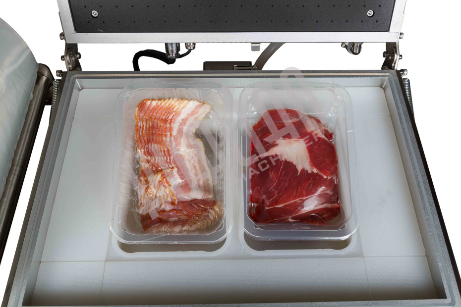 Скин-упаковочная машина HLV-300VST NEW на два лотка (глубина лотка 55 мм) Hualian - Купить с доставкой по всей Беларуси