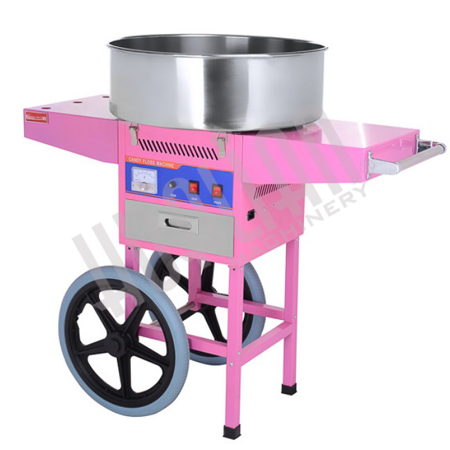 Аппарат для производства сахарной ваты HEC-03C (с тележкой) Hualian - Купить с доставкой по всей Беларуси