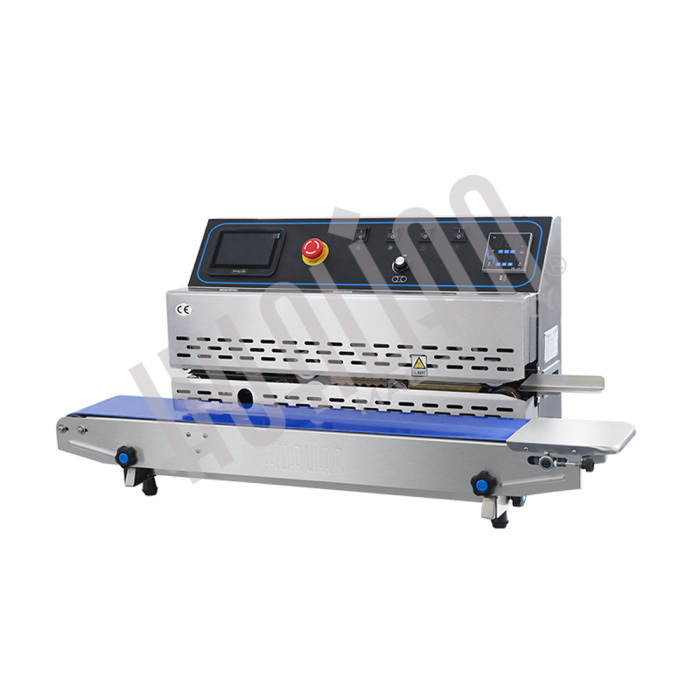 Горизонтальный конвейерный запайщик FRP-810I (нерж, каплеструйный принтер) Hualian - Купить с доставкой по всей Беларуси