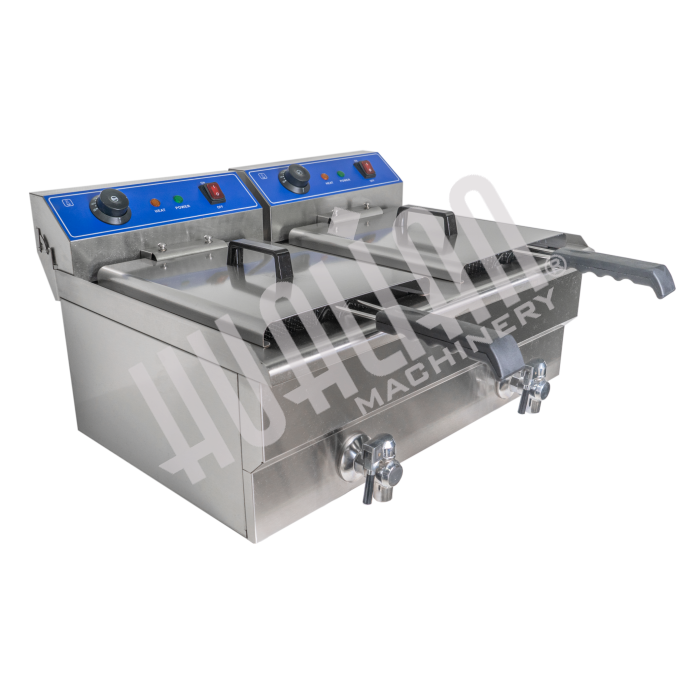 Фритюрница (2 емкости) HEF-10L Hualian - Купить с доставкой по всей Беларуси