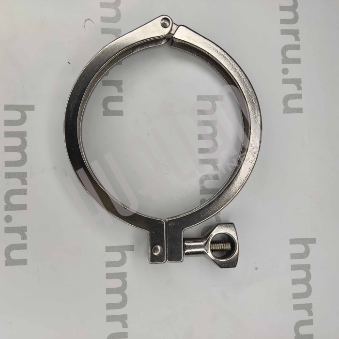 Хомут быстроразъёмного соединения CLAMP SMS 4" (120 мм) Hualian - Купить с доставкой по всей Беларуси