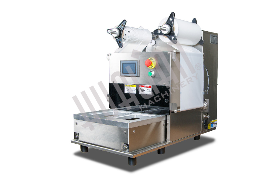 Запайщик лотков с газонаполнением EV-271 (187*137*120 мм, 2 лотка за цикл) Hualian - Купить с доставкой по всей Беларуси