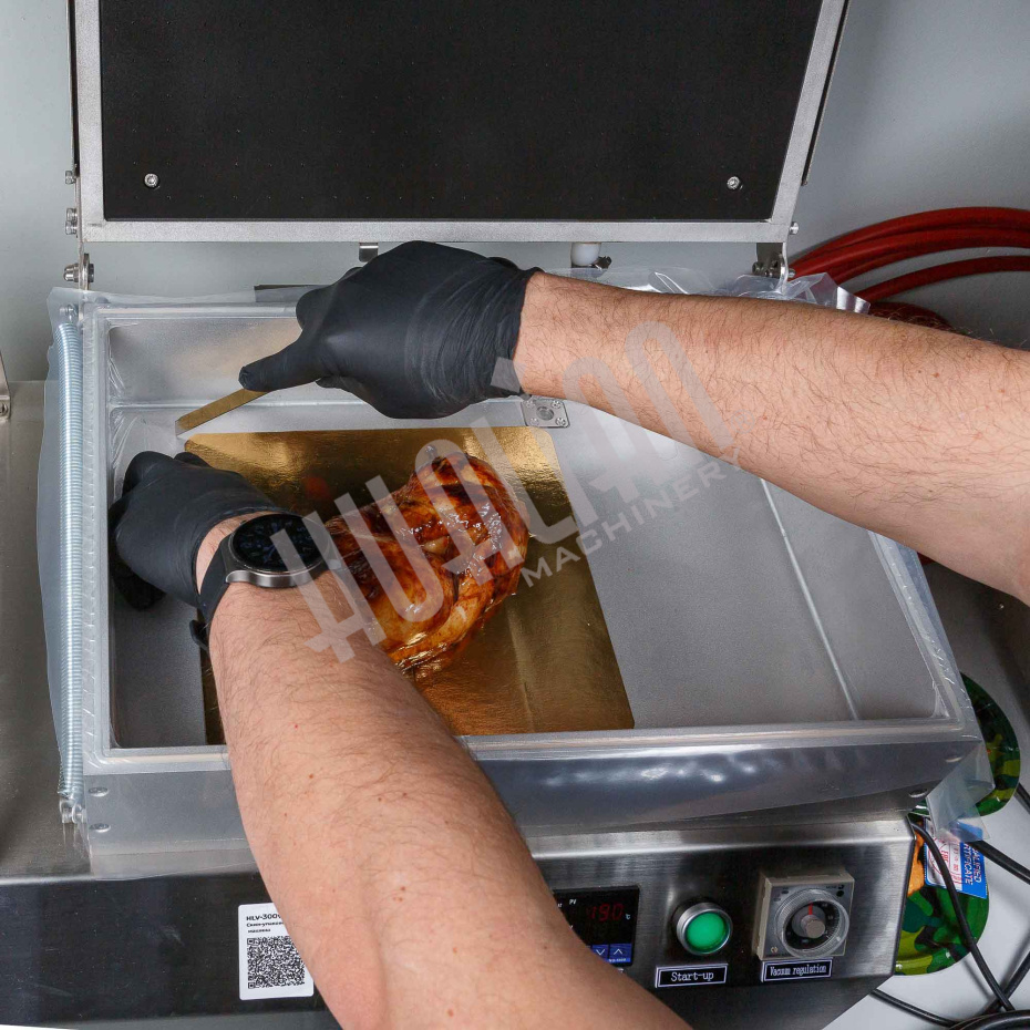 Ручной вакуумный пищевой скин-упаковщик HLV-300VST (глубина лотка 55 мм,2 лотка) PREMIUM Hualian - Купить с доставкой по всей Беларуси