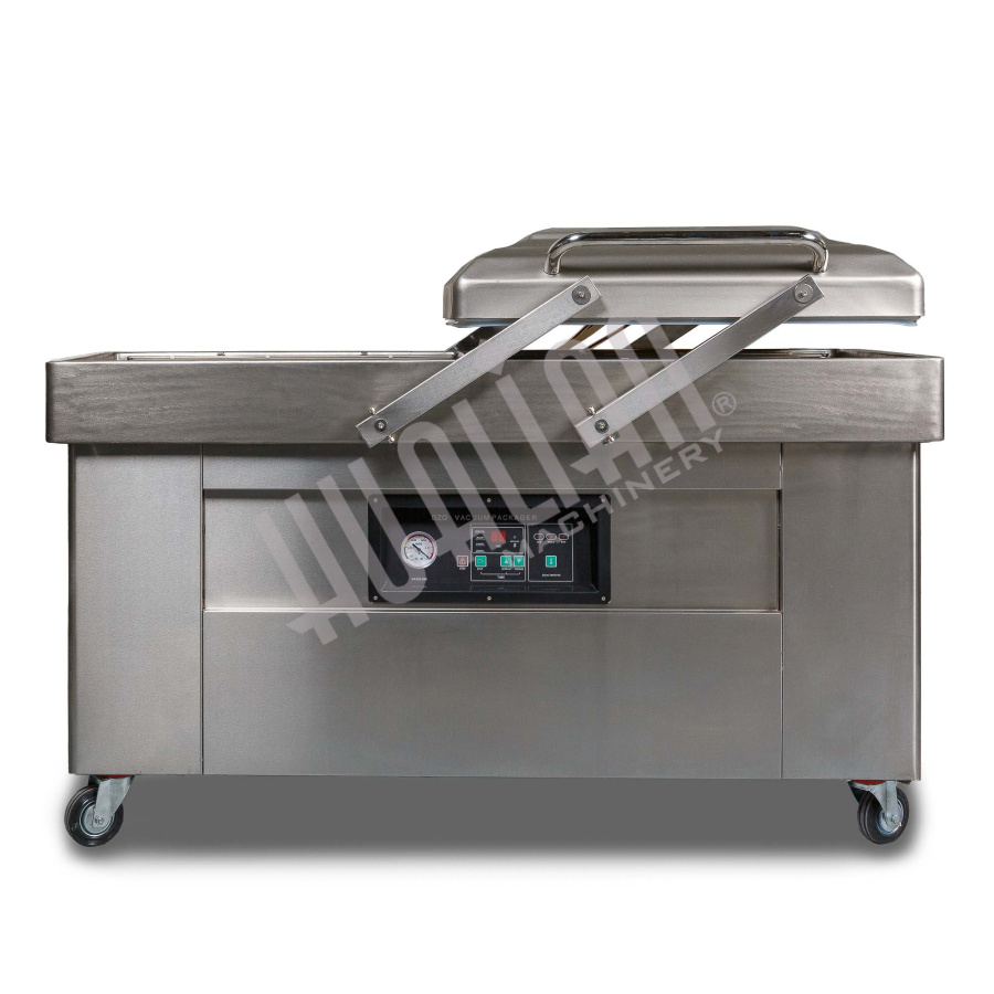 Напольная двухкамерная вакуум-упаковочная машина DZQ-600/2SB SS
