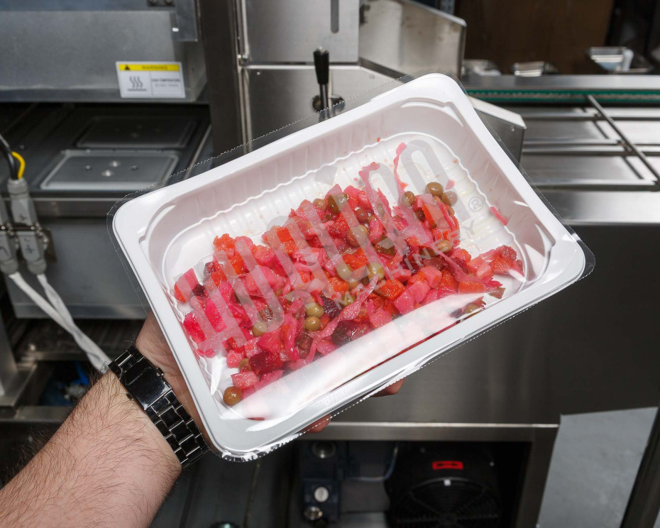 Автоматический запайщик лотков с функцией вакуумной газации HVT-450A/2 V2 (нерж., лоток 187*137) Hualian - Купить с доставкой по всей Беларуси