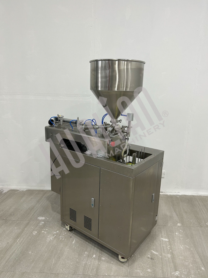 Мини дой-пак линия с поршневым дозатором для пакетов с зип-локом HLDX-9018G Hualian - Купить с доставкой по всей Беларуси