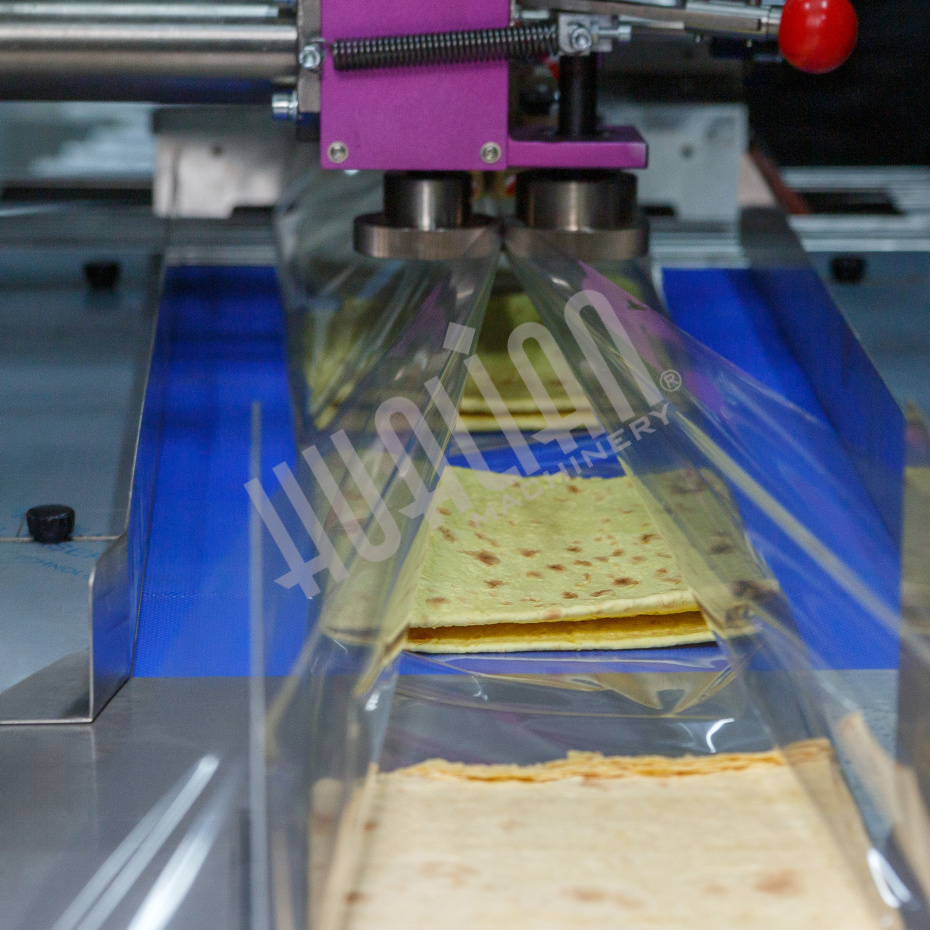 Горизонтальная упаковочная машина DXDZ-600XD (3 серв., H-110 мм, L не огр., W 145-285 мм, HL-1108, круг. отв., подбой, прок. пакета) Hualian - Купить с доставкой по всей Беларуси