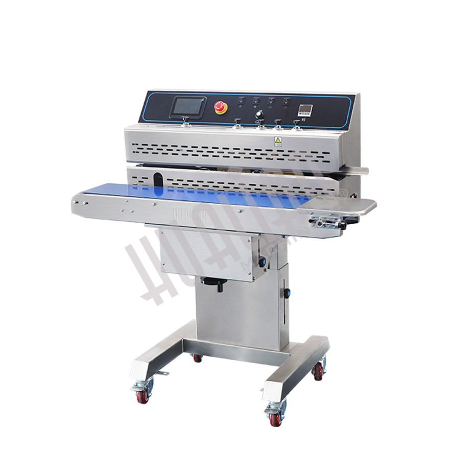 Горизонтальный конвейерный запайщик FRP-1120W (нерж, каплеструйный принтер) Hualian - Купить с доставкой по всей Беларуси