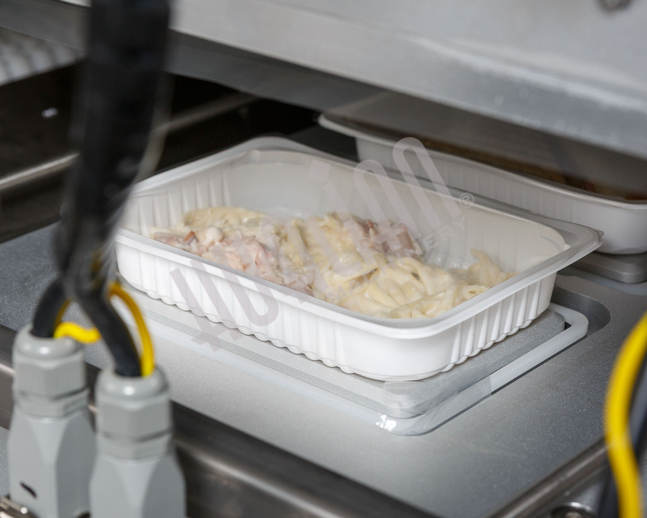 Автоматический запайщик лотков с функцией вакуумной газации HVT-450A/2 V2 (нерж., лоток 187*137) Hualian - Купить с доставкой по всей Беларуси