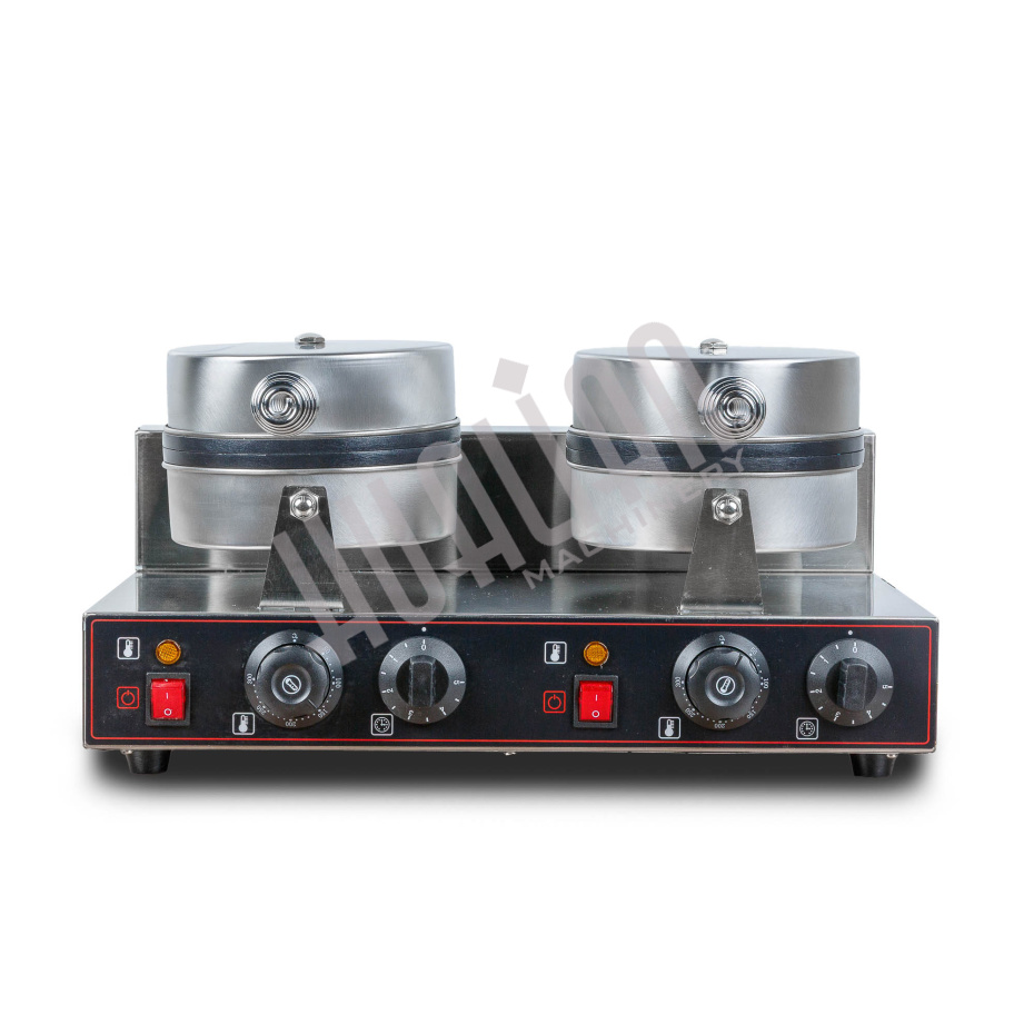 Вафельница для объемных вафель HWB-2 (2 секции, круг) Hualian - Купить с доставкой по всей Беларуси