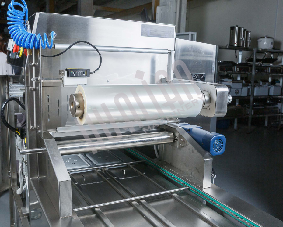 Автоматический запайщик лотков с функцией вакуумной газации HVT-450A/2 V2 (нерж., лоток 187*137) Hualian - Купить с доставкой по всей Беларуси