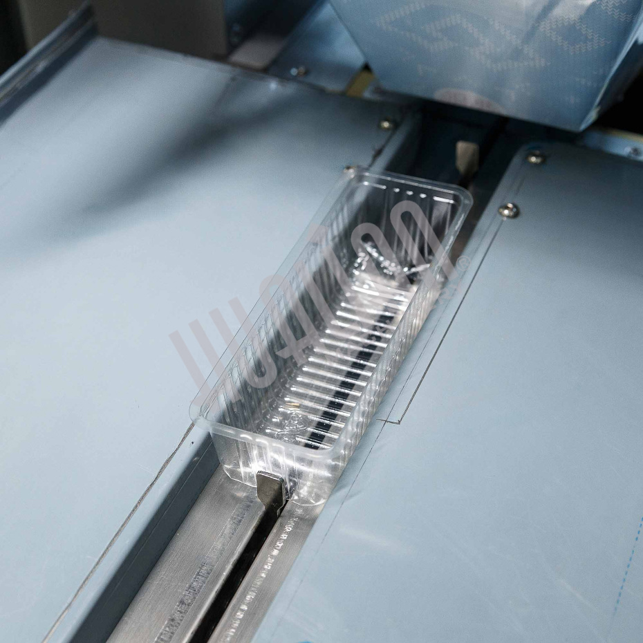 Автоматическая горизонтальная упаковочная машина DXDZ-250D NEW (1 нож, bag L 120-280mm, S 250mm, H - 40 mm) Hualian - Купить с доставкой по всей Беларуси