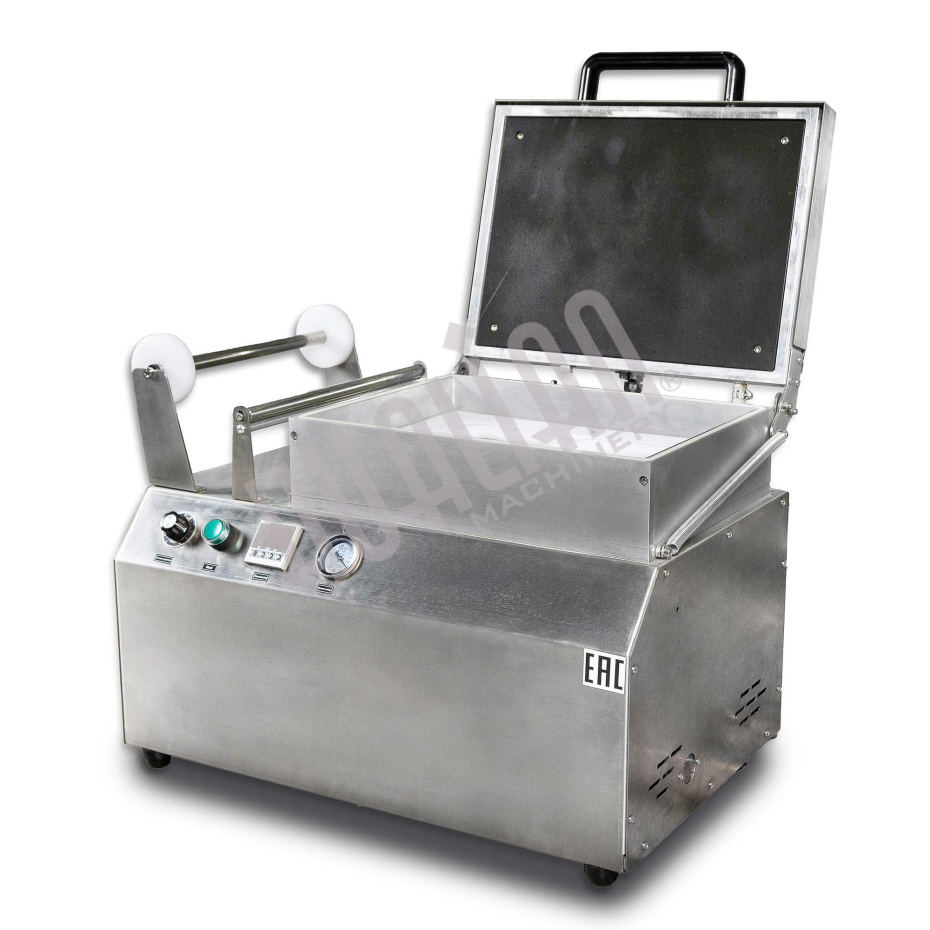 Скин-упаковочная машина HLV-300VST NEW на два лотка (глубина лотка 40 мм) Hualian - Купить с доставкой по всей Беларуси