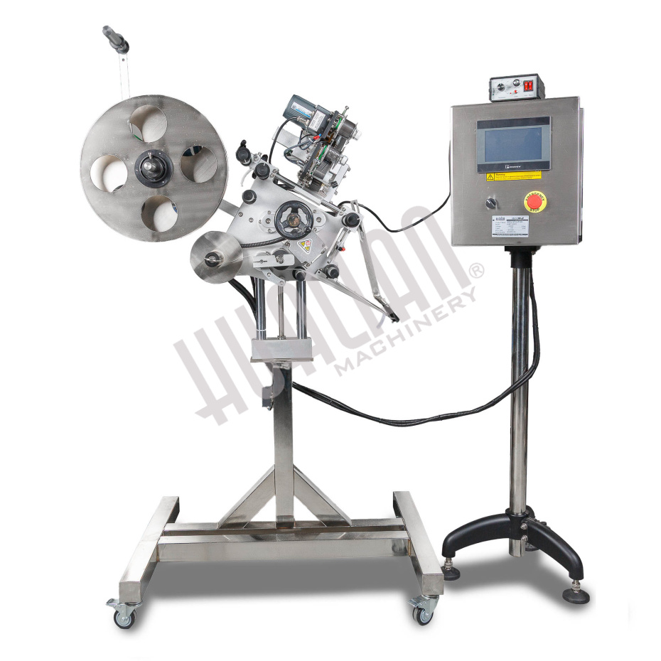 Автоматический этикетировщик для плоских поверхностей с датером HLMT-220TD Hualian - Купить с доставкой по всей Беларуси