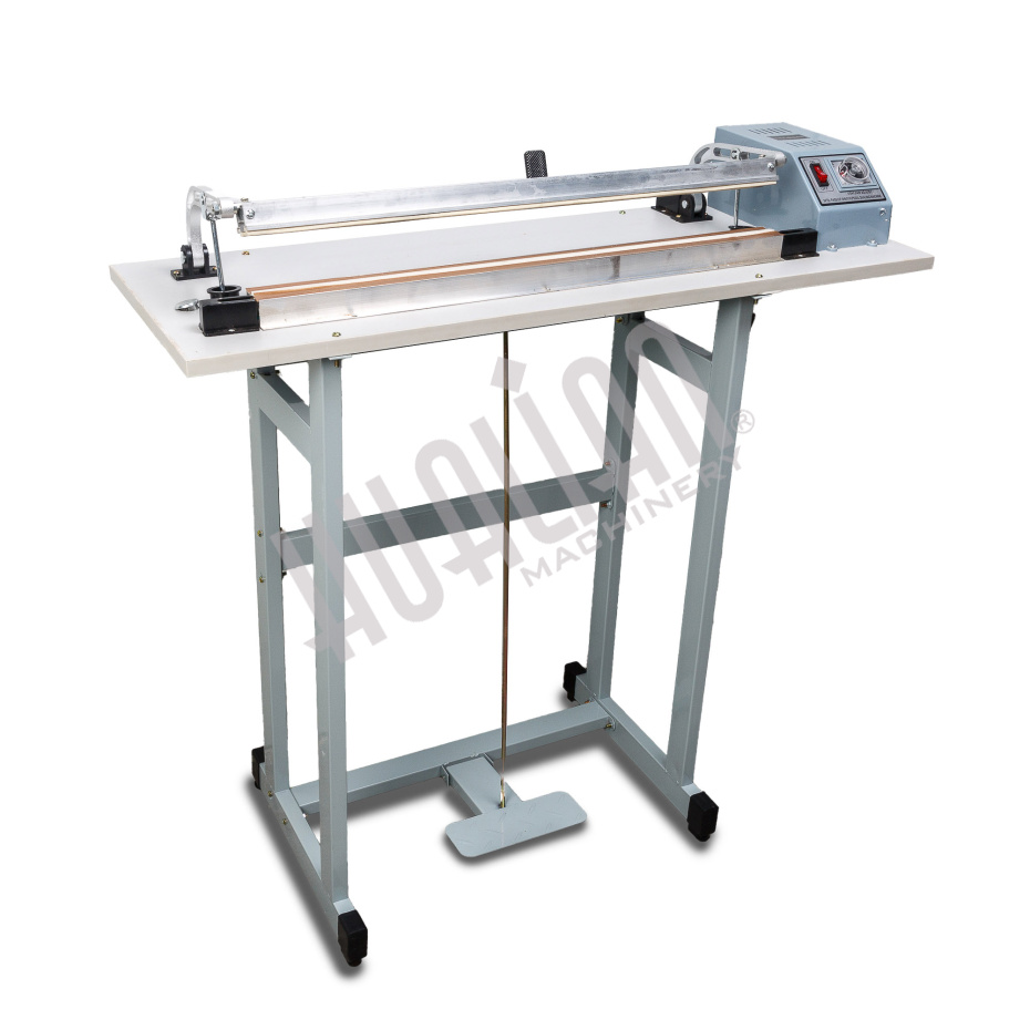 Ножной импульсный запайщик с обрезкой SFTD-600 Hualian - Купить с доставкой по всей Беларуси