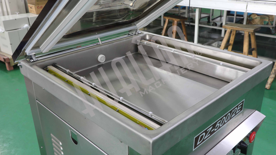 Напольный вакуумный упаковщик DZ-500/2E (нерж.) Hualian - Купить с доставкой по всей Беларуси