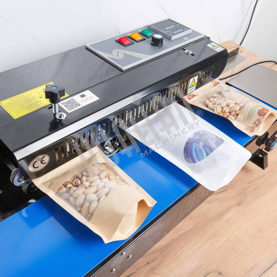 Роликовый (конвейерный) запайщик с правой подачей FRD-750E (горизонт.) Hualian - Купить с доставкой по всей Беларуси