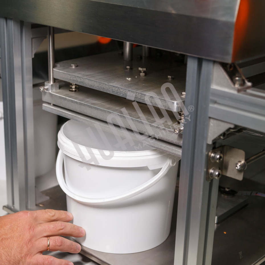 Полуавтоматический запайщик ведер HLBS-120 (Ø 227 мм) Hualian - Купить с доставкой по всей Беларуси