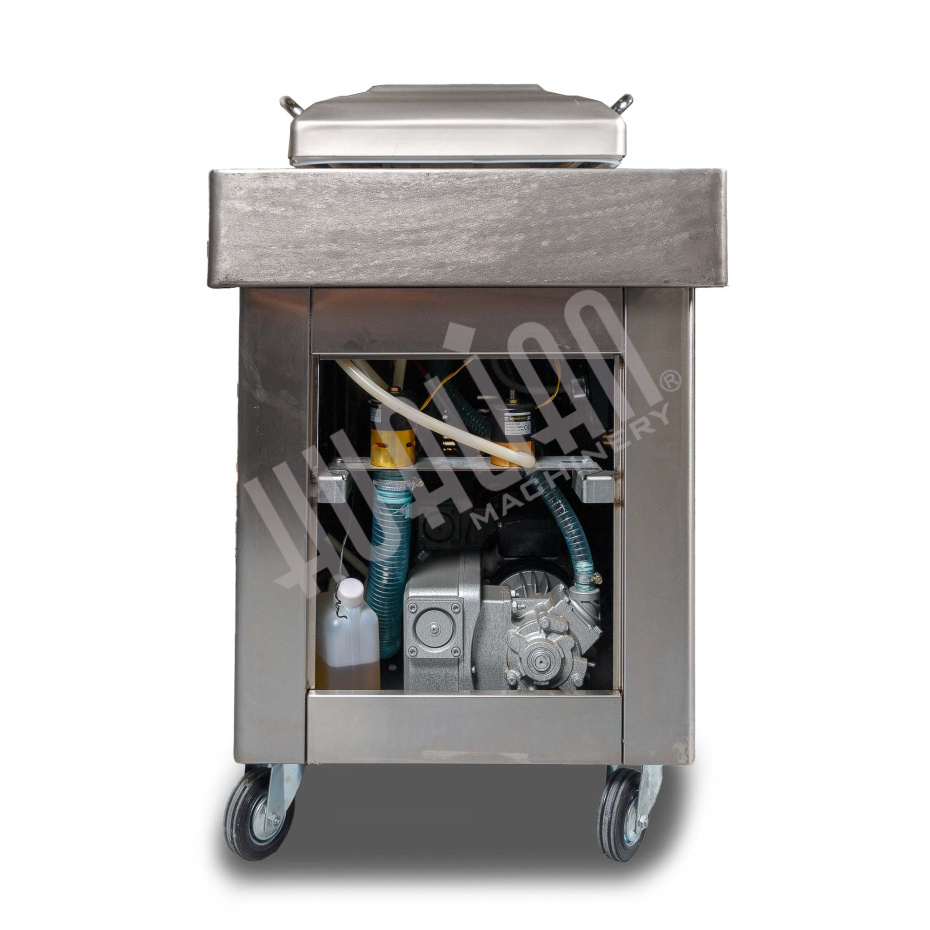 Напольная двухкамерная вакуум-упаковочная машина DZQ-600/2SB SS Hualian - Купить с доставкой по всей Беларуси