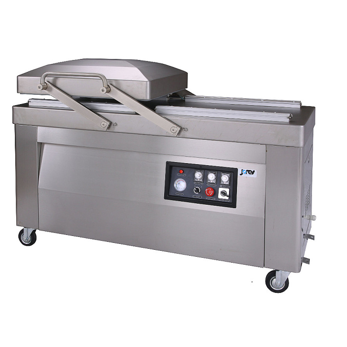 Напольный вакуумный упаковщик HVC-510S/2B (DZ-510/2SB) (нерж.) Hualian - Купить с доставкой по всей России