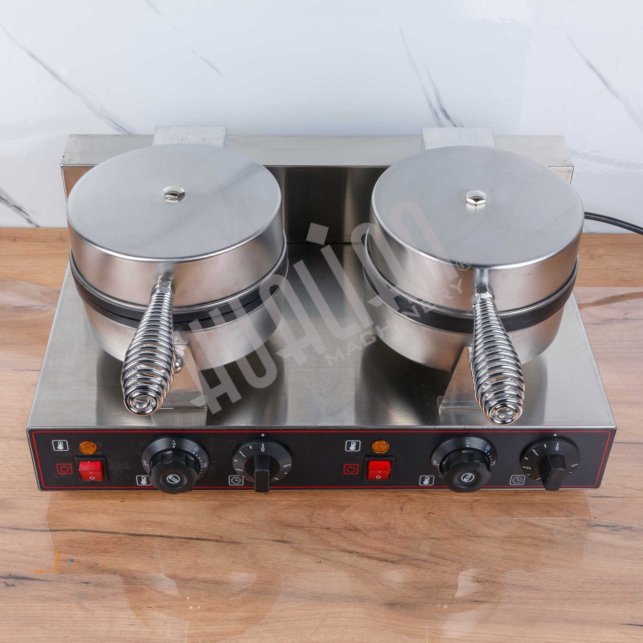 Вафельница для объемных вафель HWB-2 (2 секции, круг) Hualian - Купить с доставкой по всей Беларуси