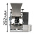 Формующая голова JGT-60 (90*42*10, 7-8g) HZ