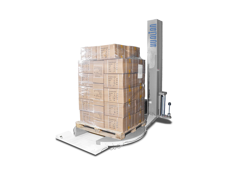 Паллетоупаковщик HL-1650EF Economical с E-платформой с механическим натяжением Hualian - Купить с доставкой по всей России - 2