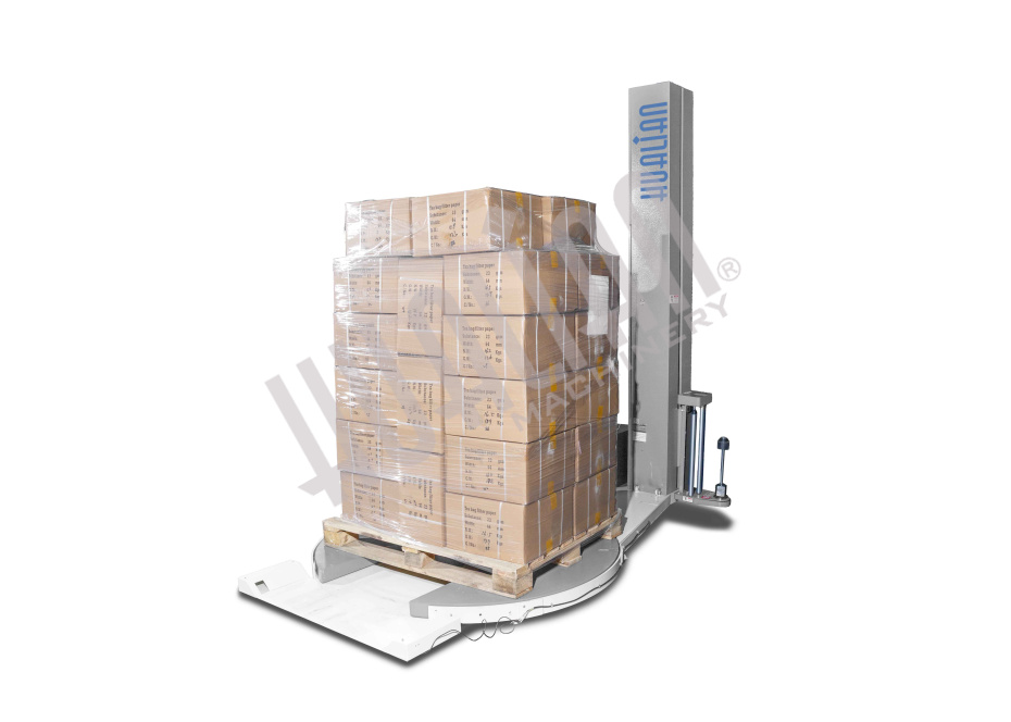 Паллетоупаковщик HL-1650EF Economical с E-платформой с механическим натяжением Hualian - Купить с доставкой по всей Беларуси