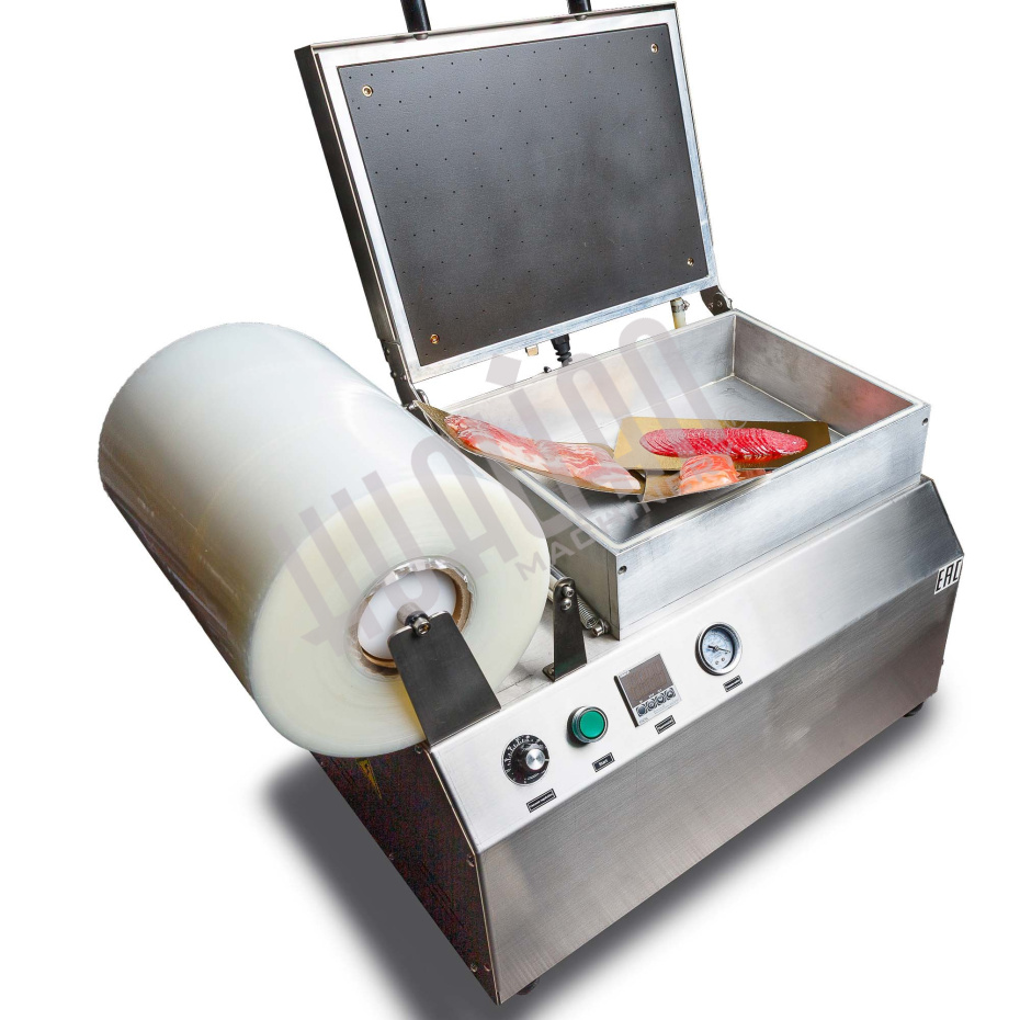 Скин-упаковочная машина HLV-300VST NEW на два лотка (глубина лотка 40 мм) Hualian - Купить с доставкой по всей Беларуси