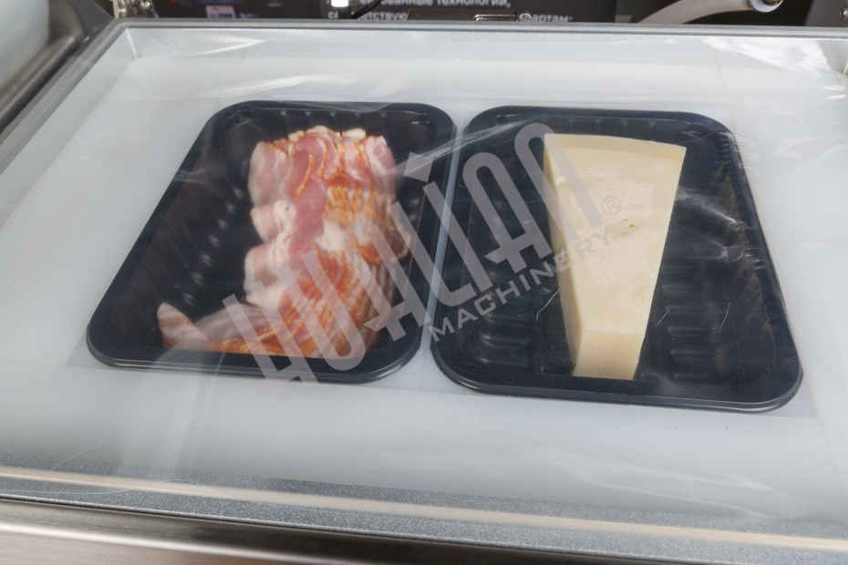 Скин-упаковочная машина HLV-300VST NEW на два лотка (глубина лотка 55 мм) Hualian - Купить с доставкой по всей Беларуси