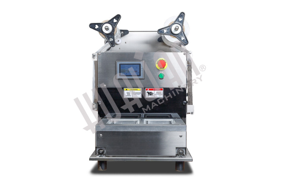 Запайщик лотков с газонаполнением EV-271 (187*137*120 мм, 2 лотка за цикл) Hualian - Купить с доставкой по всей Беларуси