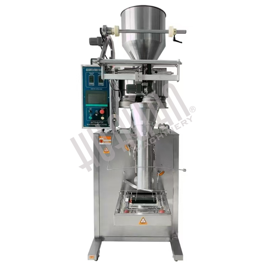 Автоматическая фасовочно-упаковочная машина DXDK-420RH-E (нерж., пакет-подушка, 900-1100 мл, W пленки 420 мм, зубч. нож) Hualian - Купить с доставкой по всей Беларуси