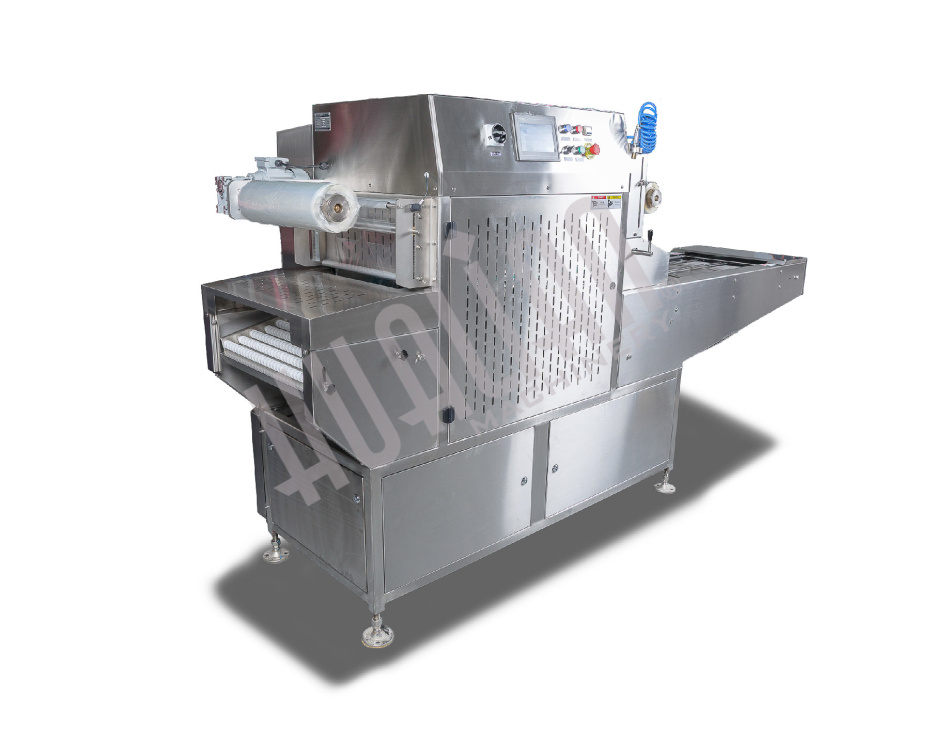 Автоматический запайщик лотков с функцией вакуумной газации HVT-450A/2 V2 (нерж., лоток 187*137) Hualian - Купить с доставкой по всей Беларуси