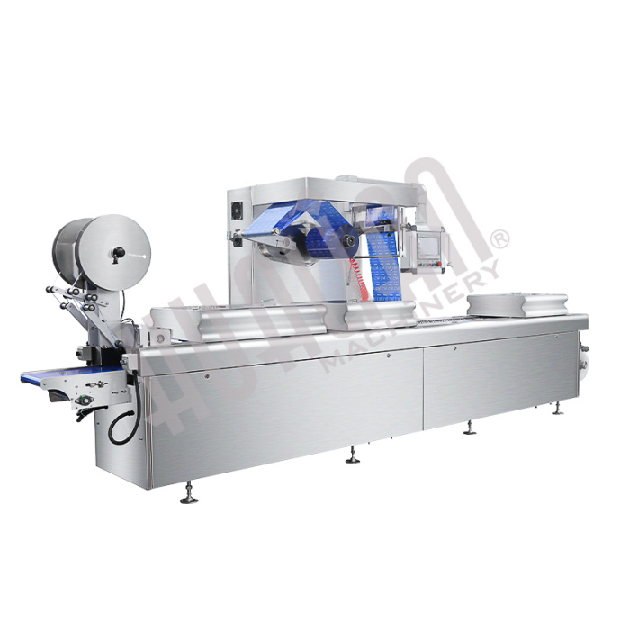 Термоформовочная машина HVR-420A (220*76.8*50 мм; 300*76.8*50 мм; вод.охл., газ., этикетировщик) Hualian - Купить с доставкой по всей Беларуси