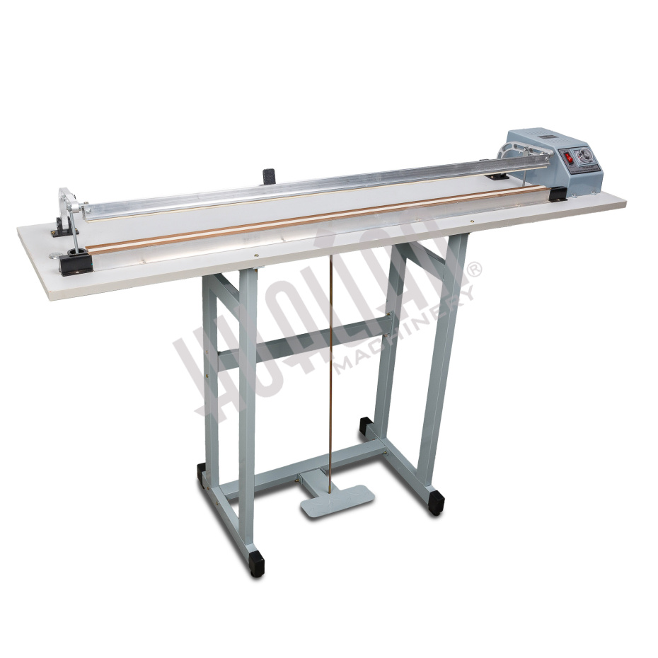 Ножной импульсный запайщик с обрезкой SFTD-1000 Hualian - Купить с доставкой по всей Беларуси