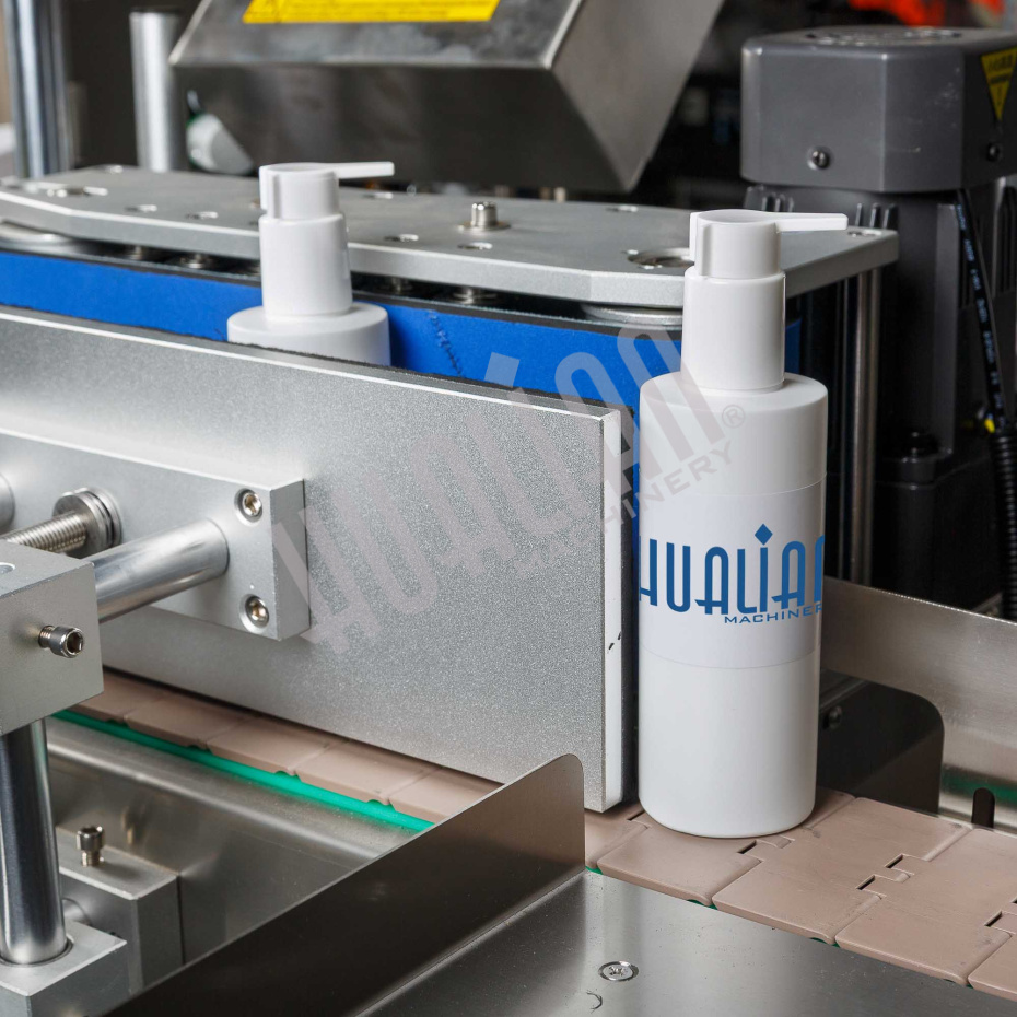 Напольный автоматический этикетировщик для круглой тары с датером HLMT-200D Hualian - Купить с доставкой по всей Беларуси