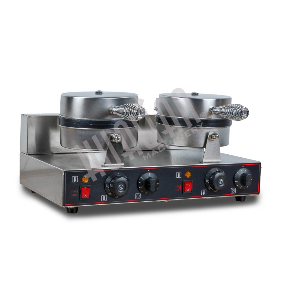 Вафельница для объемных вафель HWB-2 (2 секции, круг) Hualian - Купить с доставкой по всей Беларуси