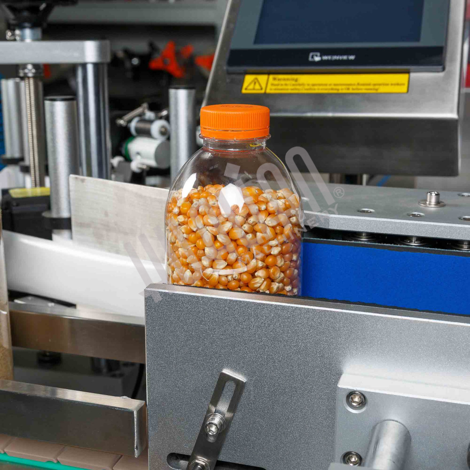 Напольный автоматический этикетировщик для круглой тары с датером HLMT-200D Hualian - Купить с доставкой по всей Беларуси