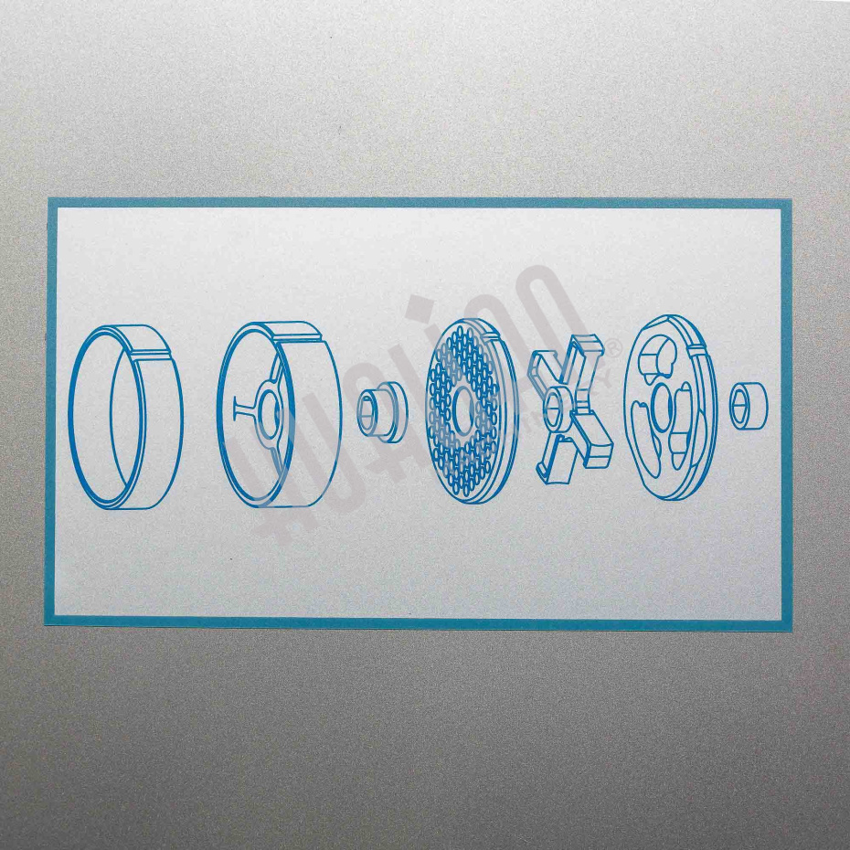 Волчок шнековый для измельчения мяса JR-130 (2 шнека) Hualian - Купить с доставкой по всей Беларуси