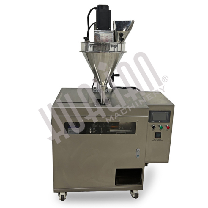 Мини дой-пак линия со шнековым дозатором для пакетов с зип-локом HLDX-9018F  Hualian - Купить с доставкой по всей Беларуси