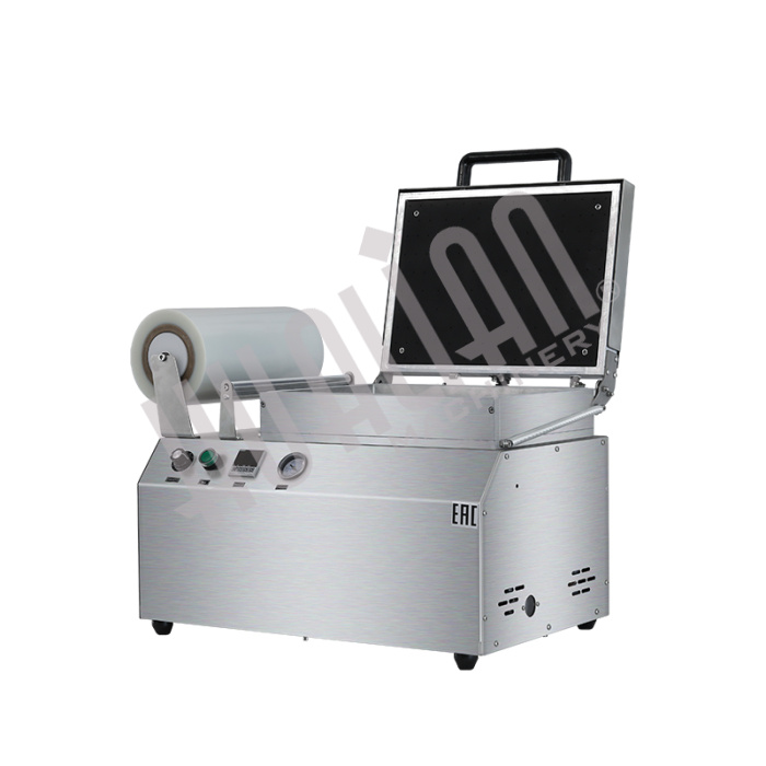 Скин-упаковочная машина HLV-300VST NEW на два лотка (глубина лотка 40 мм) Hualian - Купить с доставкой по всей Беларуси