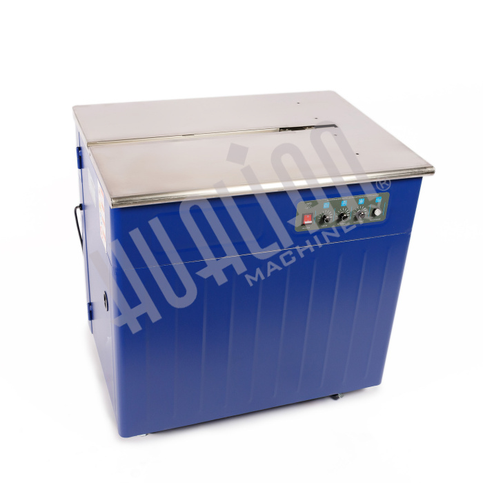 Полуавтоматическая стрейпинг-машина (закрытый стол) HL-201 Hualian - Купить с доставкой по всей Беларуси