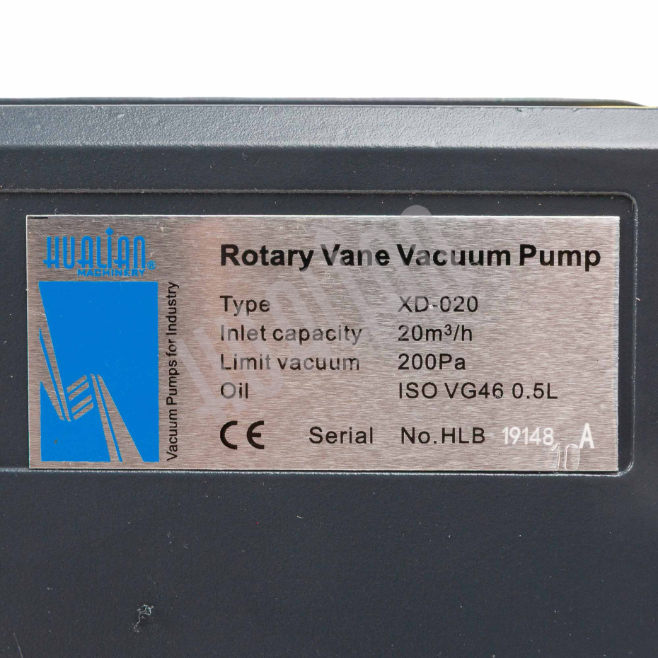 Вакуумный насос XD-020 (HM), в сборе с двигателем, 20 м³/ч, 220 В, 750 Вт, для DZ, HVC, HVT, TB Hualian - Купить с доставкой по всей Беларуси