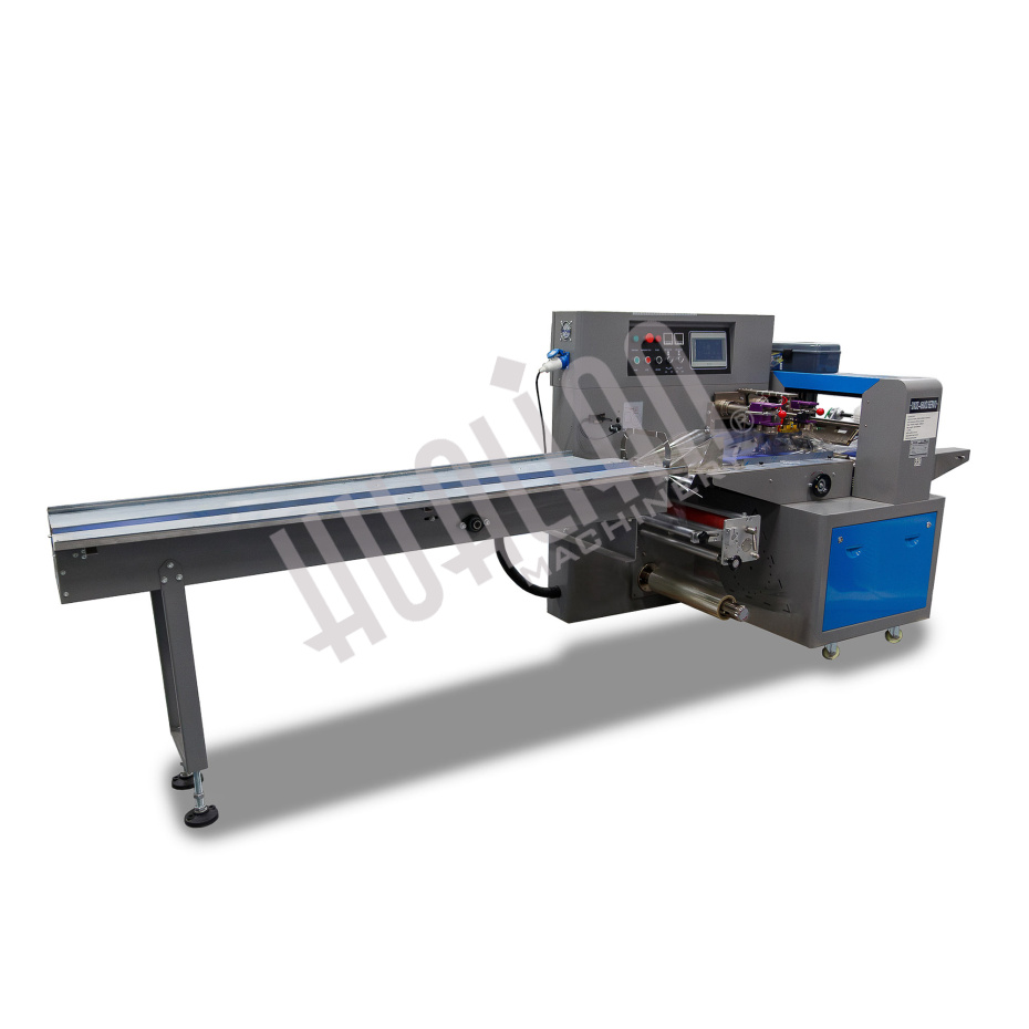 Автоматическая горизонтальная упаковочная машина DXDZ-250D NEW (1 нож, bag L 120-280mm, S 250mm, H - 40 mm) Hualian - Купить с доставкой по всей Беларуси